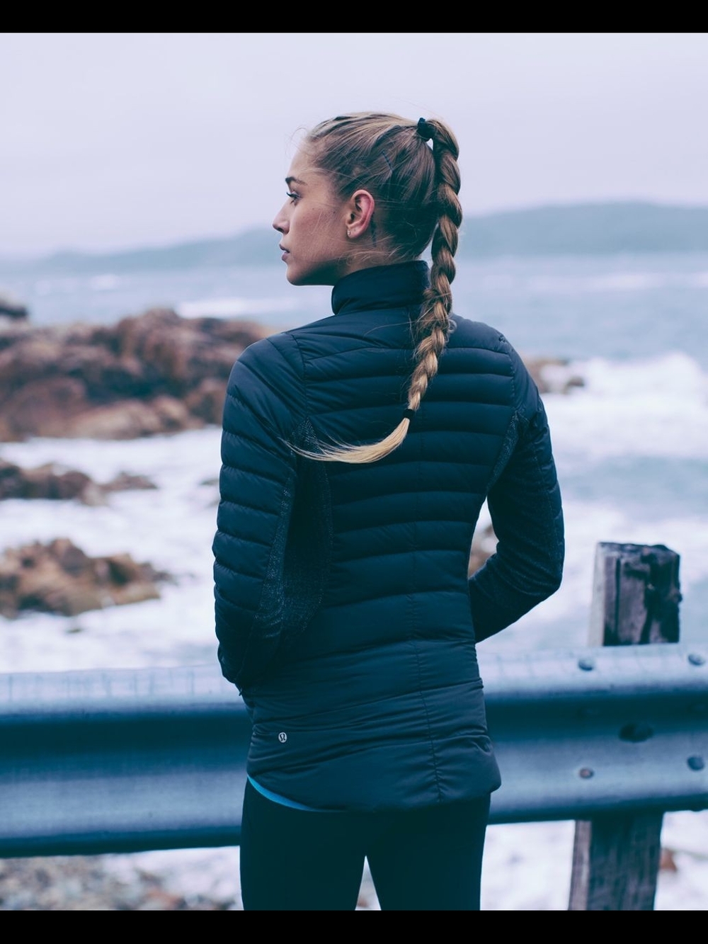 lululemon athletica Fluff Off Black quilted puffer jacket